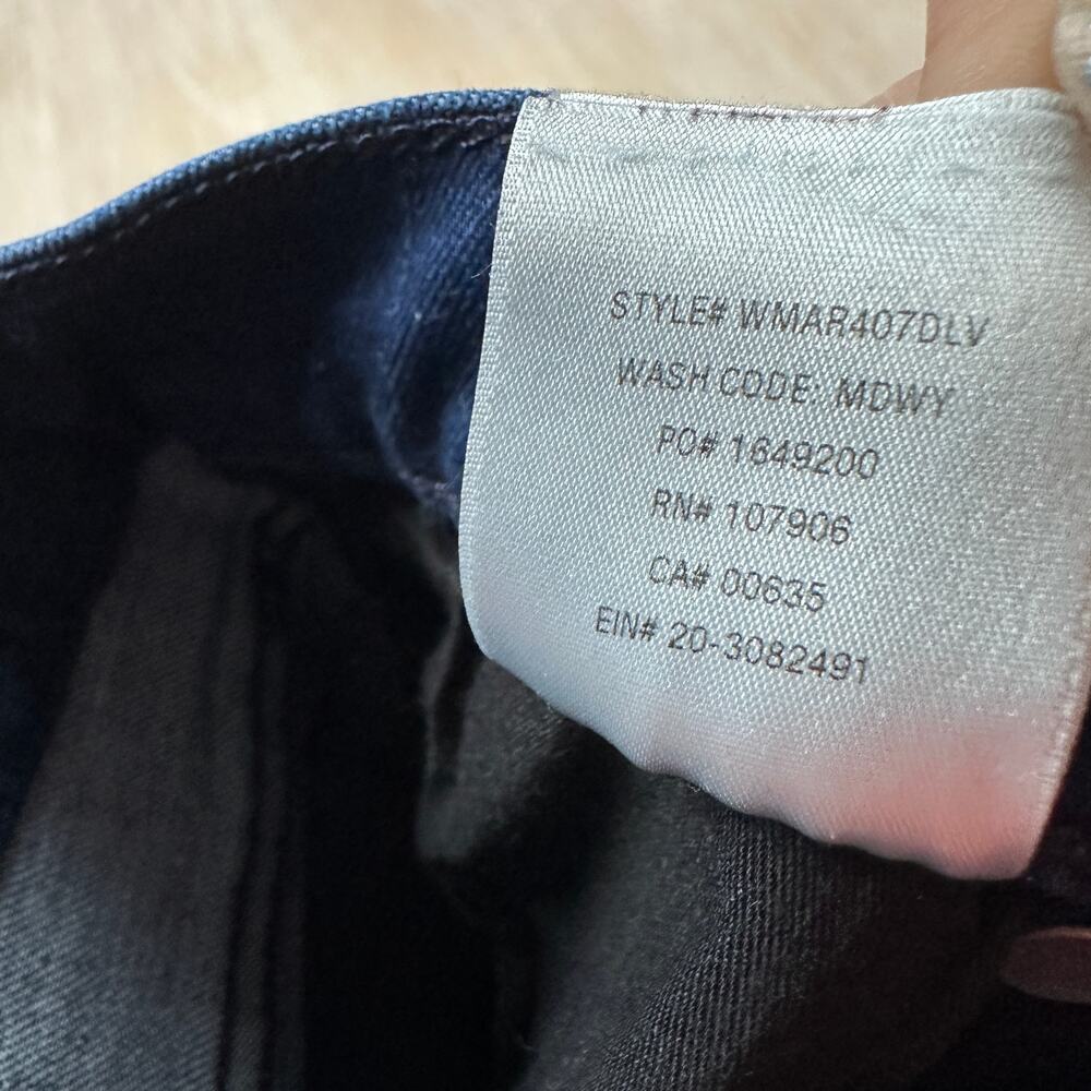 Hudson Nico Super Skinny Mid Rise Blue Dark Wash Casual Denim Jeans Women's 26 - Picture 16 of 16